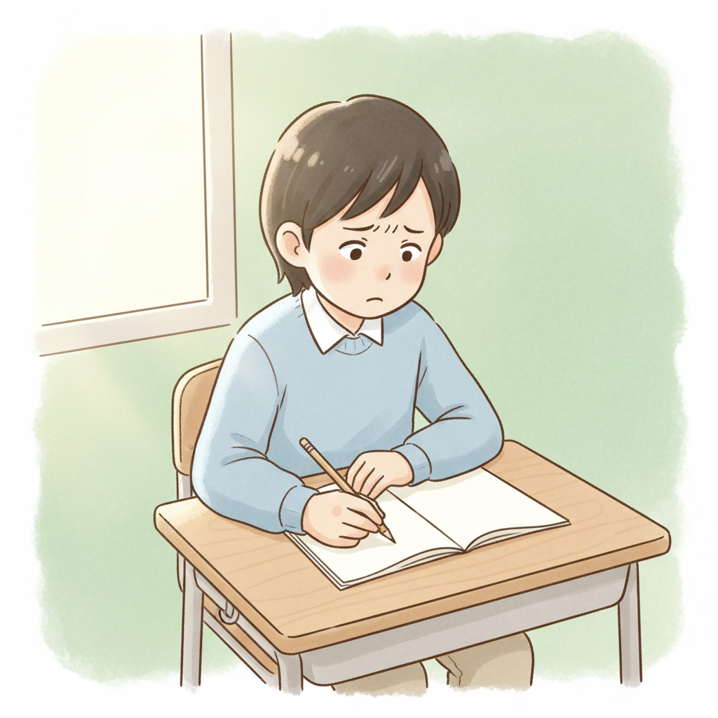 勉強が苦手のイメージイラスト